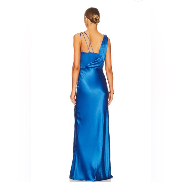 Veronica Beard Sanderson dress gown azure size 2 NWT gemstone blue - Picture 2 of 3